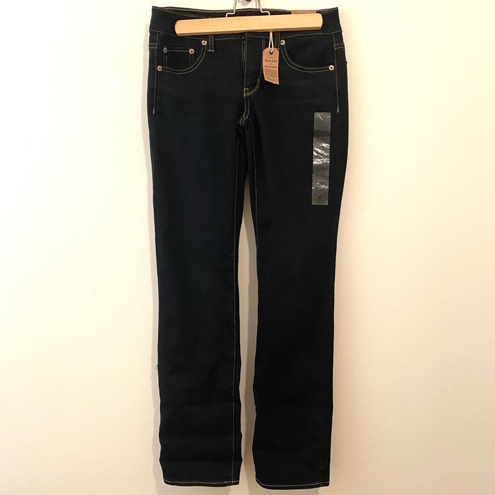 AE Straight Leg Jeans - Dark Wash - NWT 🆕